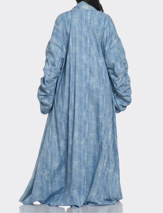 Maxi Denim Duster Coat